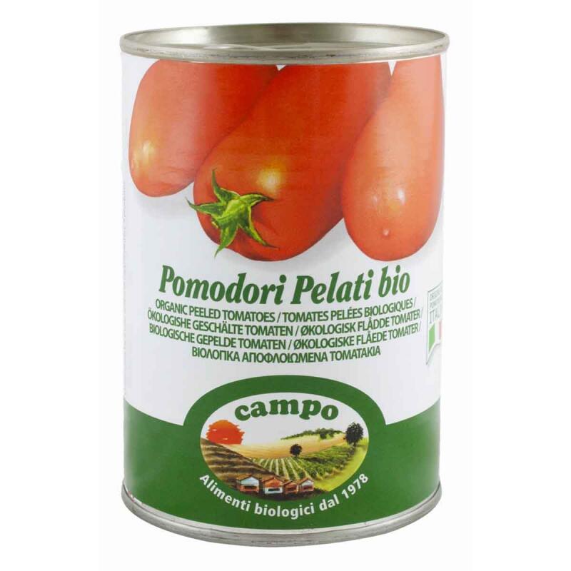 Gepelde Tomaten van Campo, 12x 400 gr